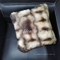 Soft Fur and Velour Floor Pillow for Sofas and Beds